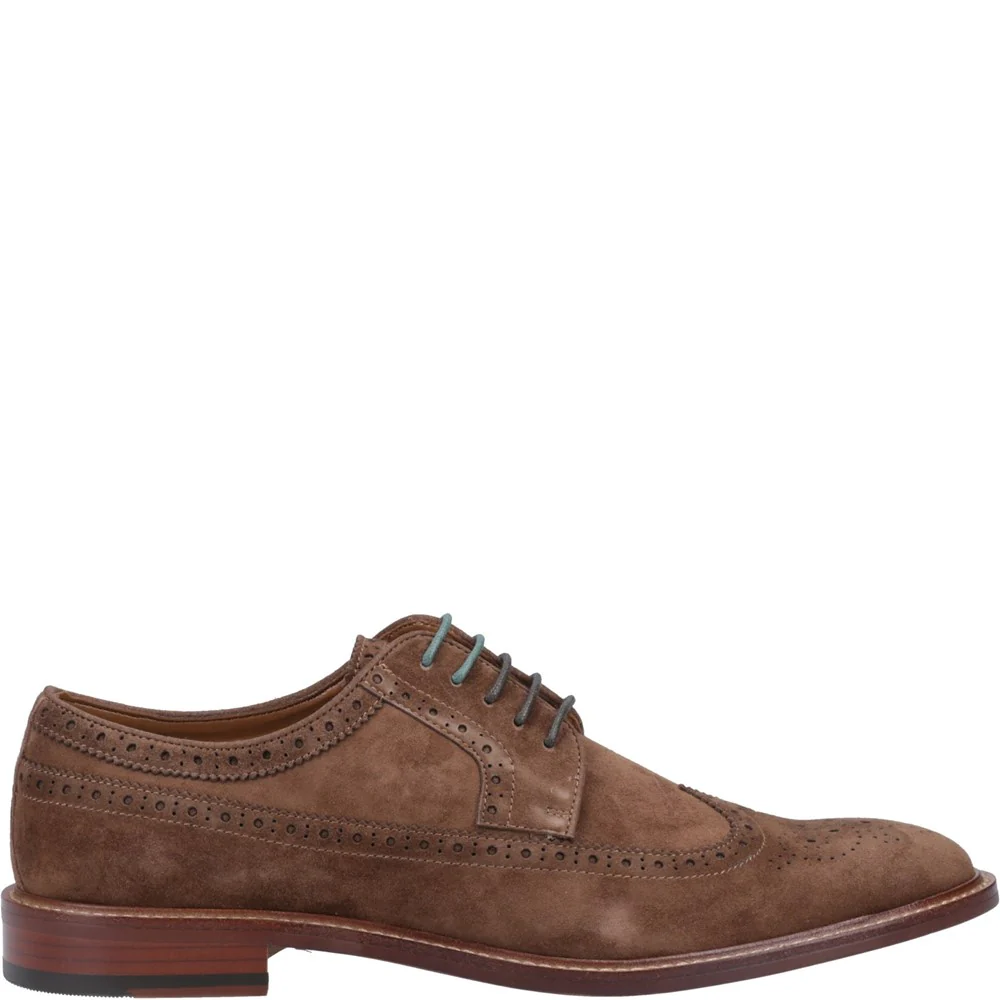 Dune Superior Leather Wingtip Brogue Shoes - Image 5