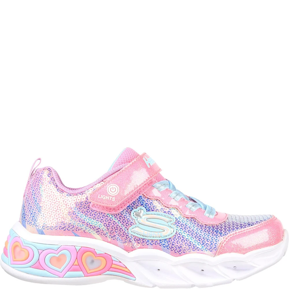 Skechers Sweetheart Lights Lets Shine Trainers - Image 3