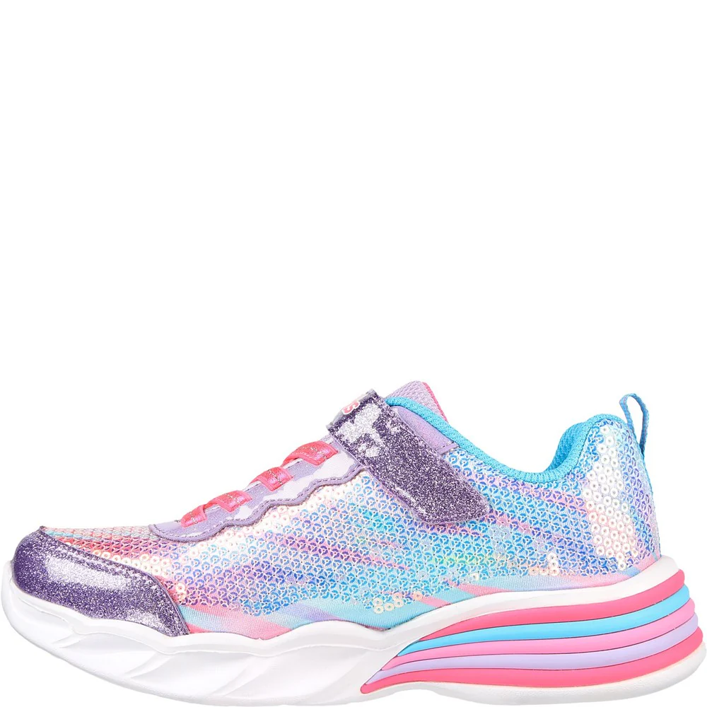 Skechers Sweetheart Lights Lets Shine Trainers - Image 5