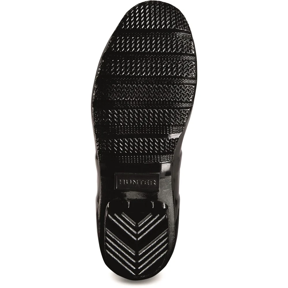 Hunter Tall Back Adjustable Gloss Wellington Boots - Image 3