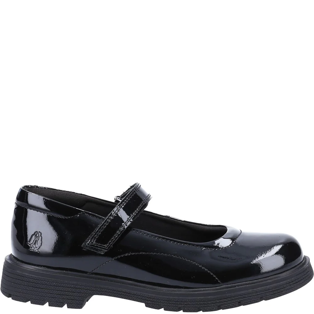 Hush Puppies Tally Junior Patent School Shoes - Image 4
