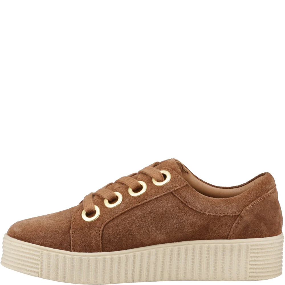 Hush Puppies Tamsin Suede Trainer - Image 4