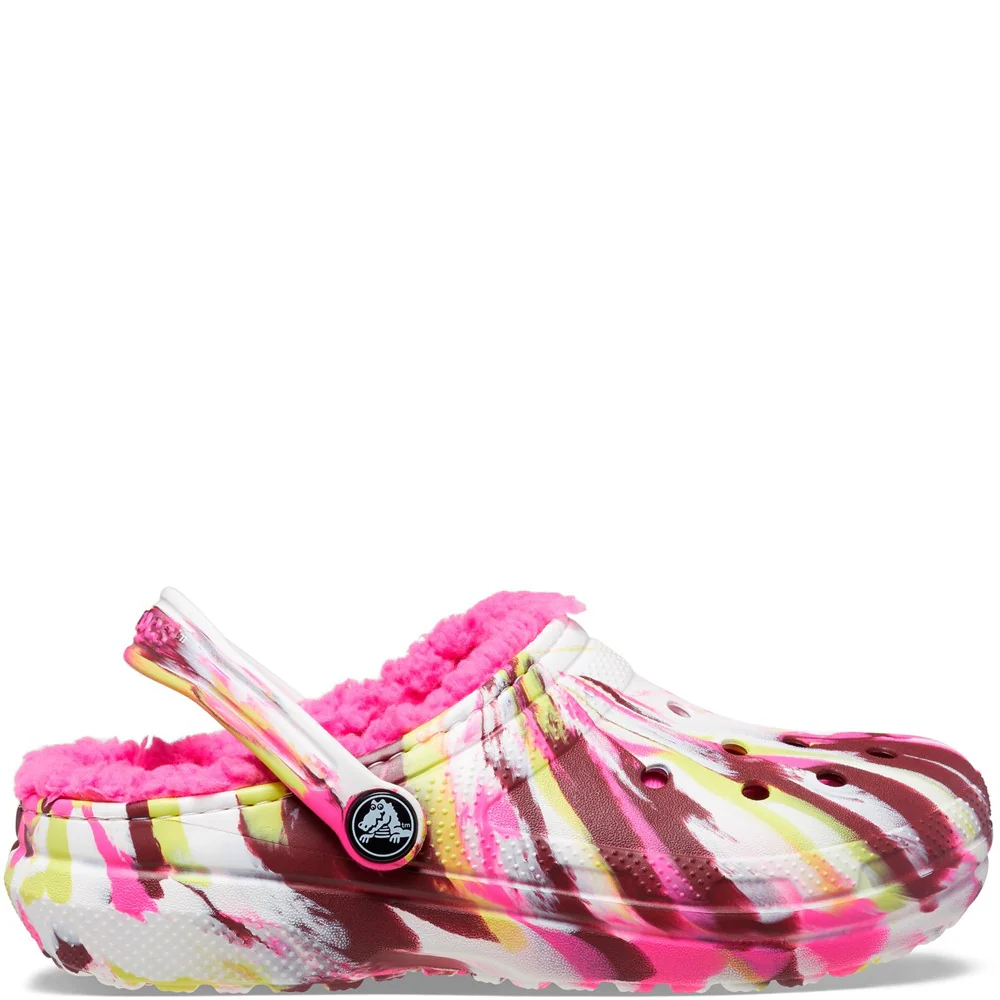 Crocs Toddler Classic Lined Marbled Clog - Image 4