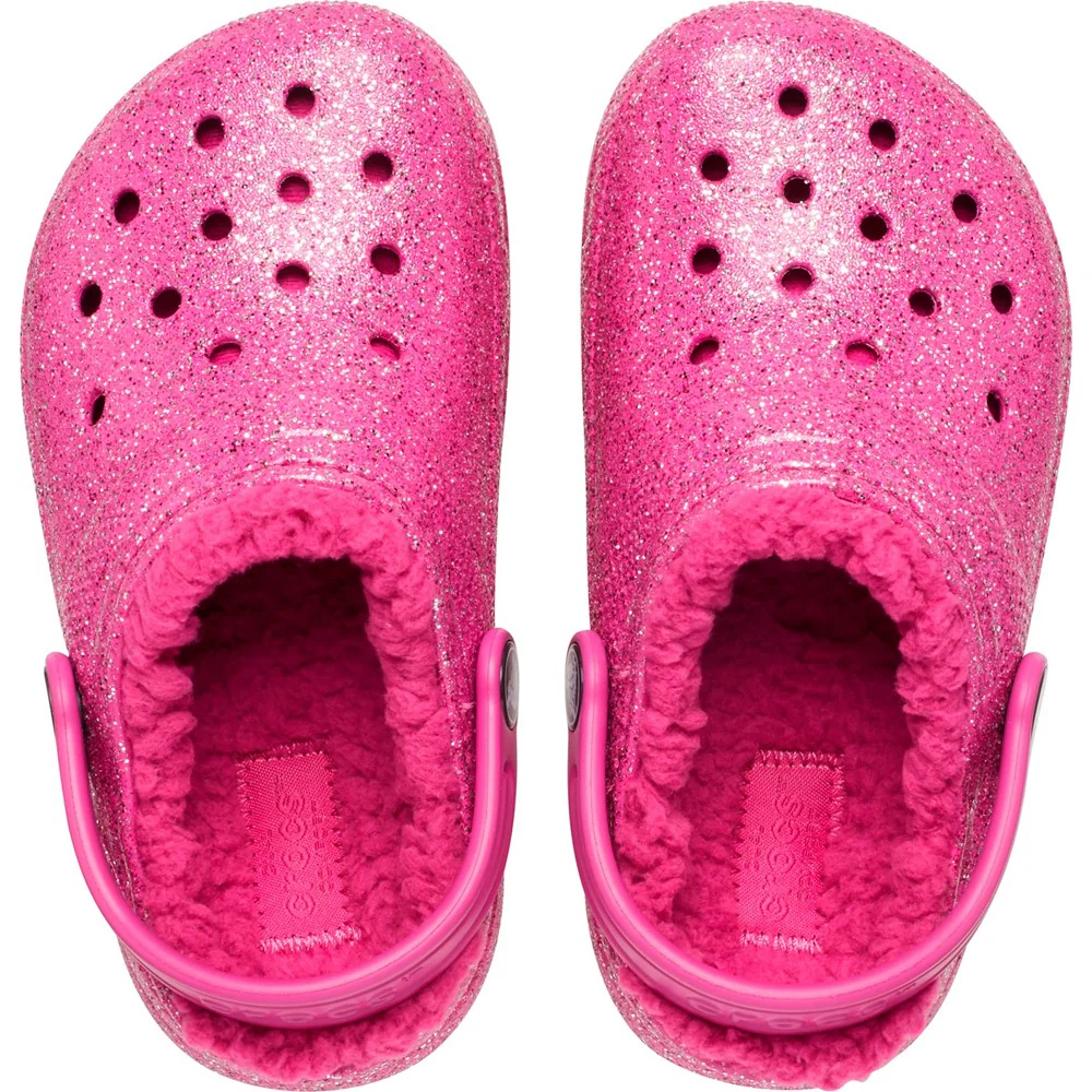 Crocs Toddler Classic Glitter Lined Clog - Image 5