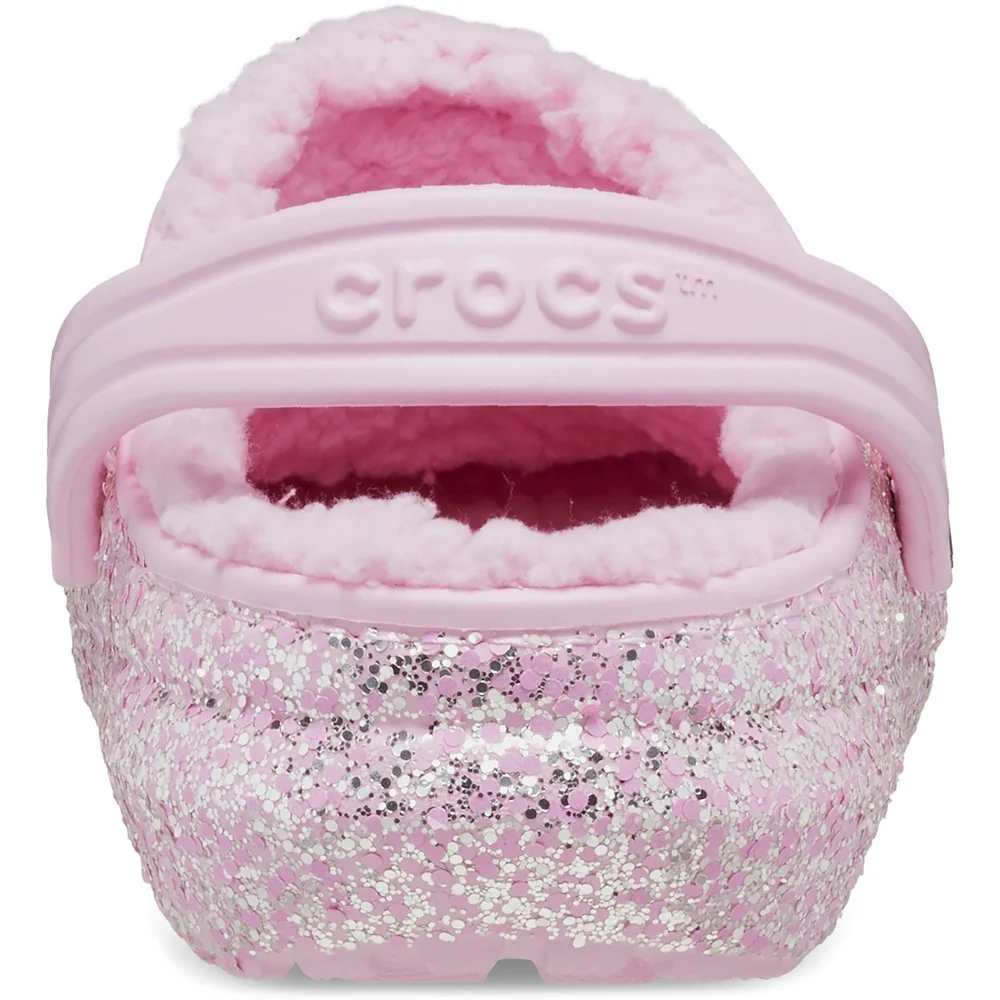Crocs Toddler Classic Glitter Lined Clog - Image 2