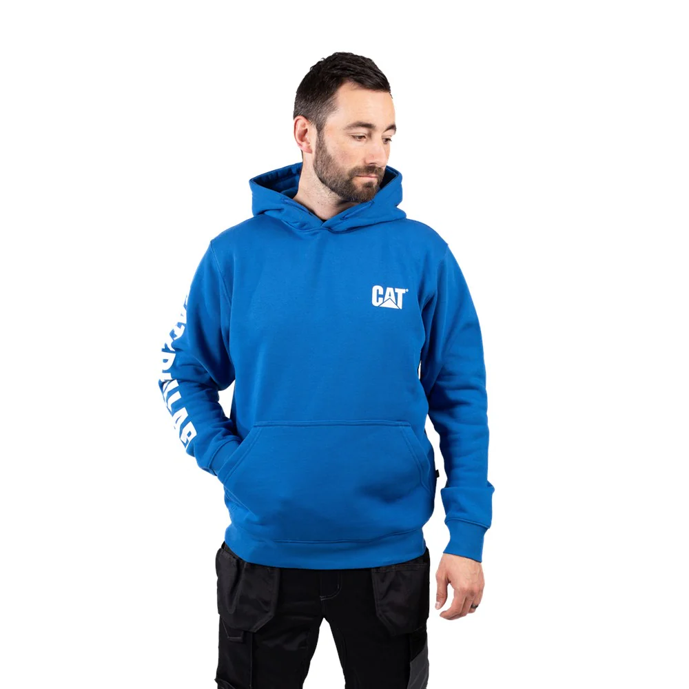 Caterpillar Trademark Banner Hooded Sweatshirt - Image 7