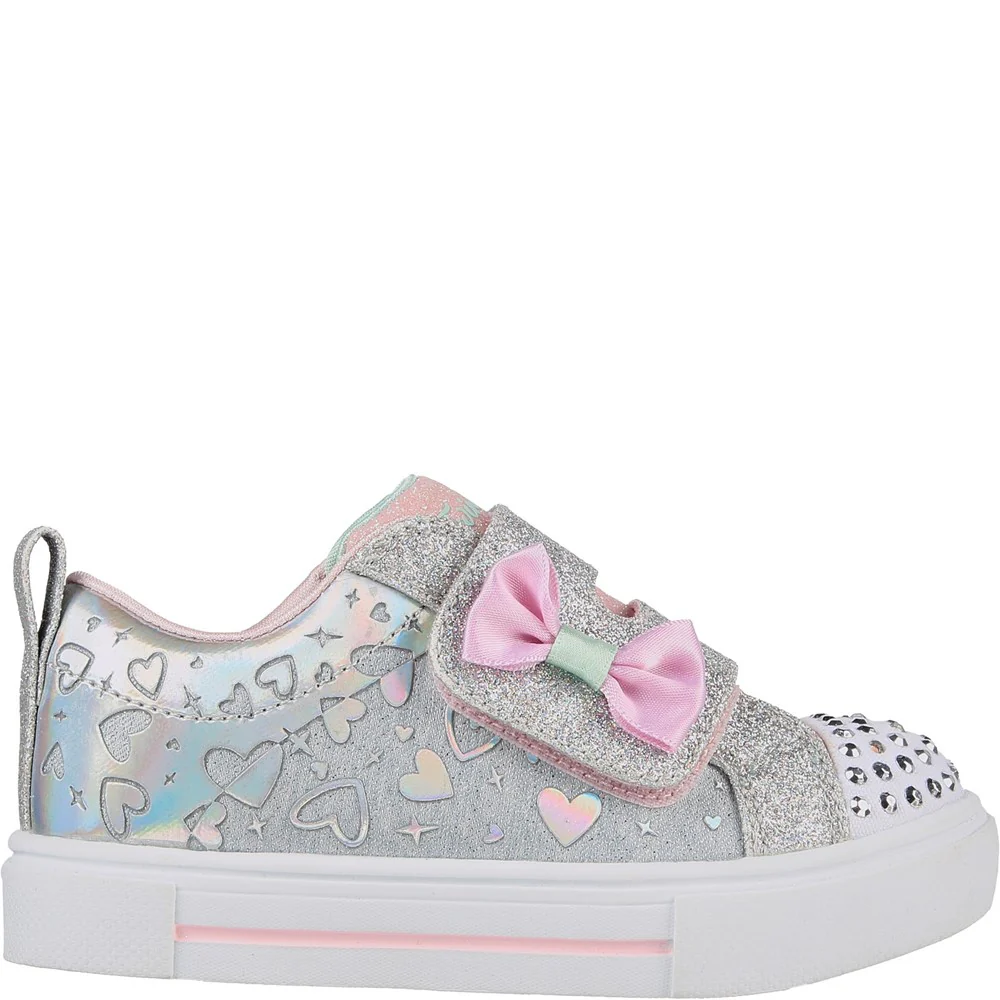 Skechers Twinkle Sparks Heather Charmer Trainers - Image 3