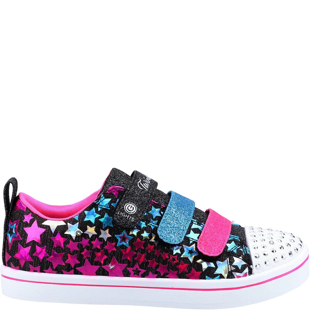 Skechers Twinkle Toes: Sparkle Rayz - Star Blast Trainers - Image 4