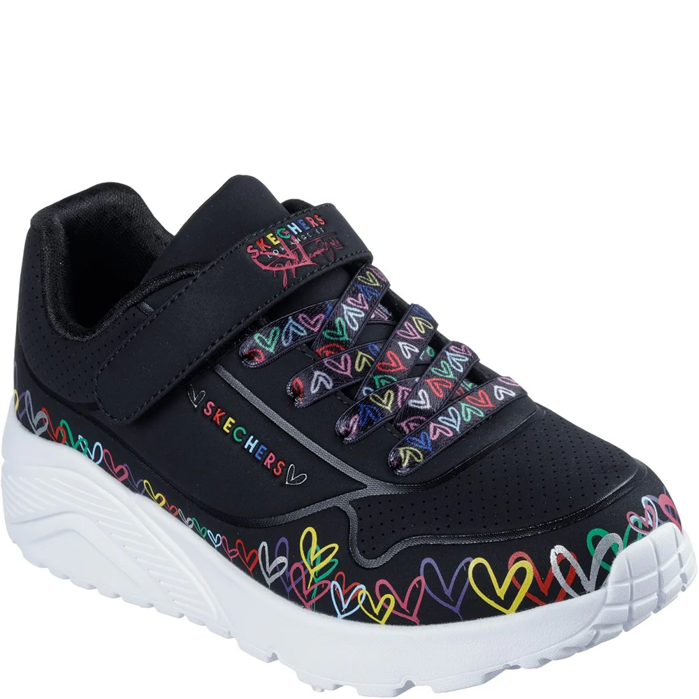 Skechers Uno Lite Heart Craze Trainers