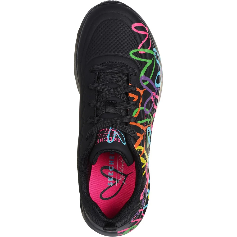 Skechers Uno Lite Heart Of Hearts Trainers - Image 3