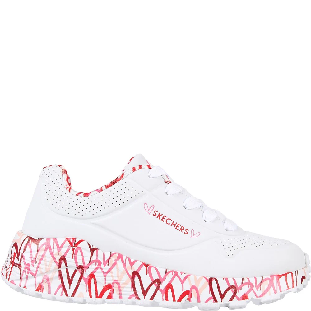 Skechers Uno Lite Lovely Luv Shoe - Image 3