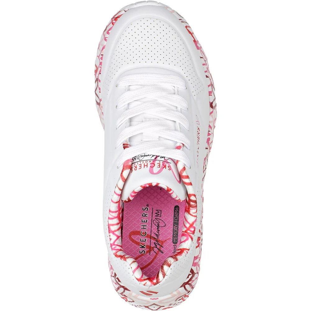 Skechers Uno Lite Lovely Luv Shoe - Image 4