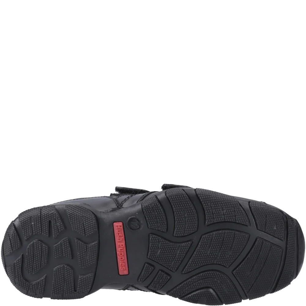 Hush Puppies Vance Touch Fastening Junior School Shoes - Image 3