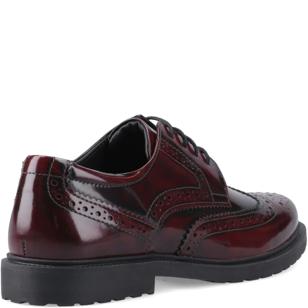 Hush Puppies Verity Hi-Shine Brogue - Image 2