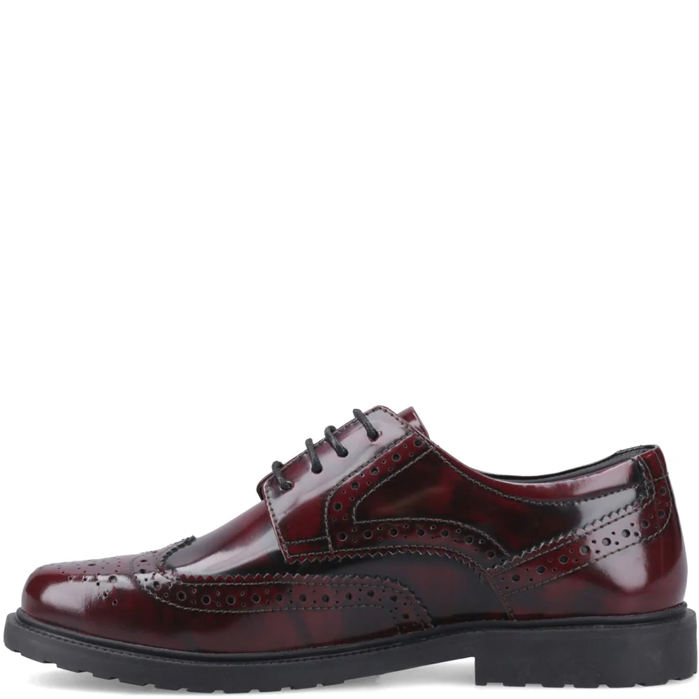Hush Puppies Verity Hi-Shine Brogue - Image 4