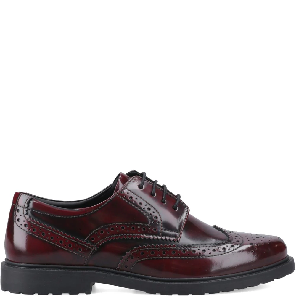 Hush Puppies Verity Hi-Shine Brogue - Image 5