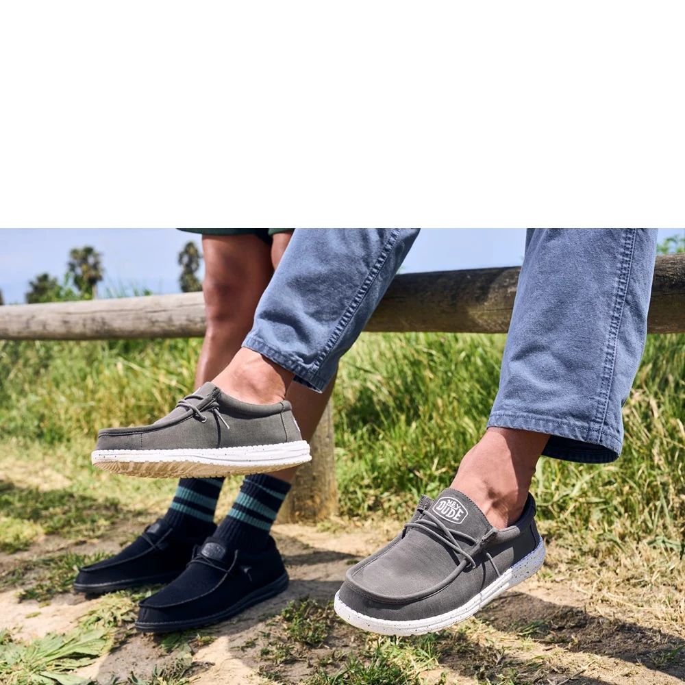 HEYDUDE Wally Slub Canvas Shoe - Image 10