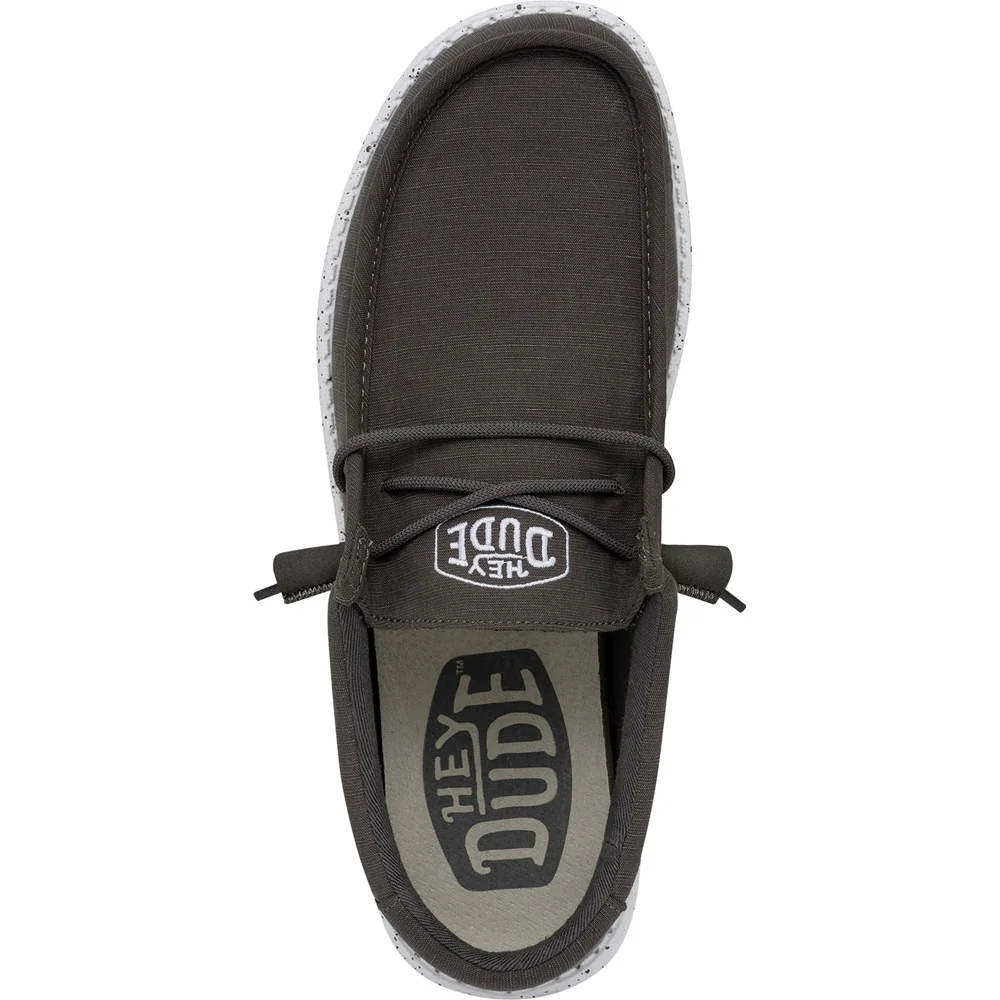 HEYDUDE Wally Slub Canvas Shoe - Image 6