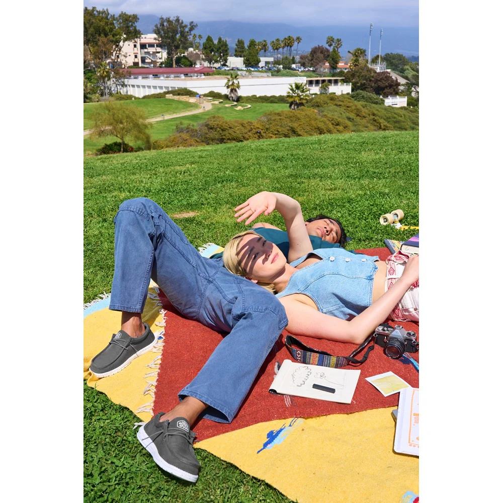 HEYDUDE Wally Slub Canvas Shoe - Image 9