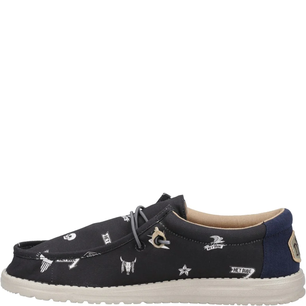 HEYDUDE Wally Stars n Skulls Shoe - Image 6