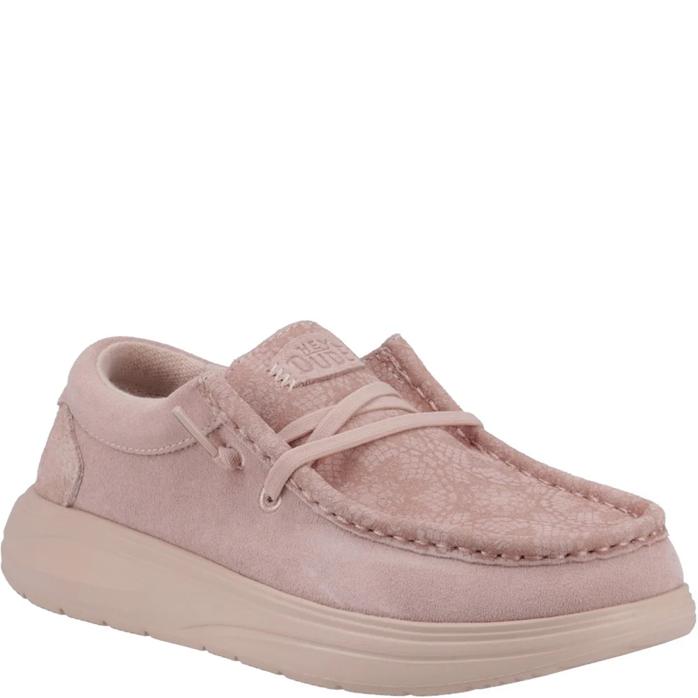 HEYDUDE Wendy COMF Lace Print Slip on Shoe
