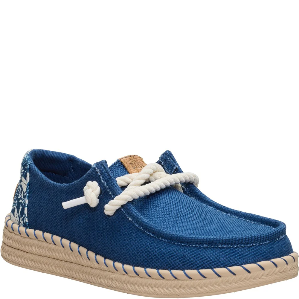 HEYDUDE Wendy Espadrille Hibiscus Shoes