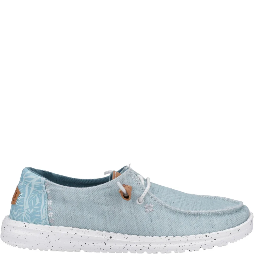 HEYDUDE Wendy Heathered Slub Tropical Shoe - Image 5