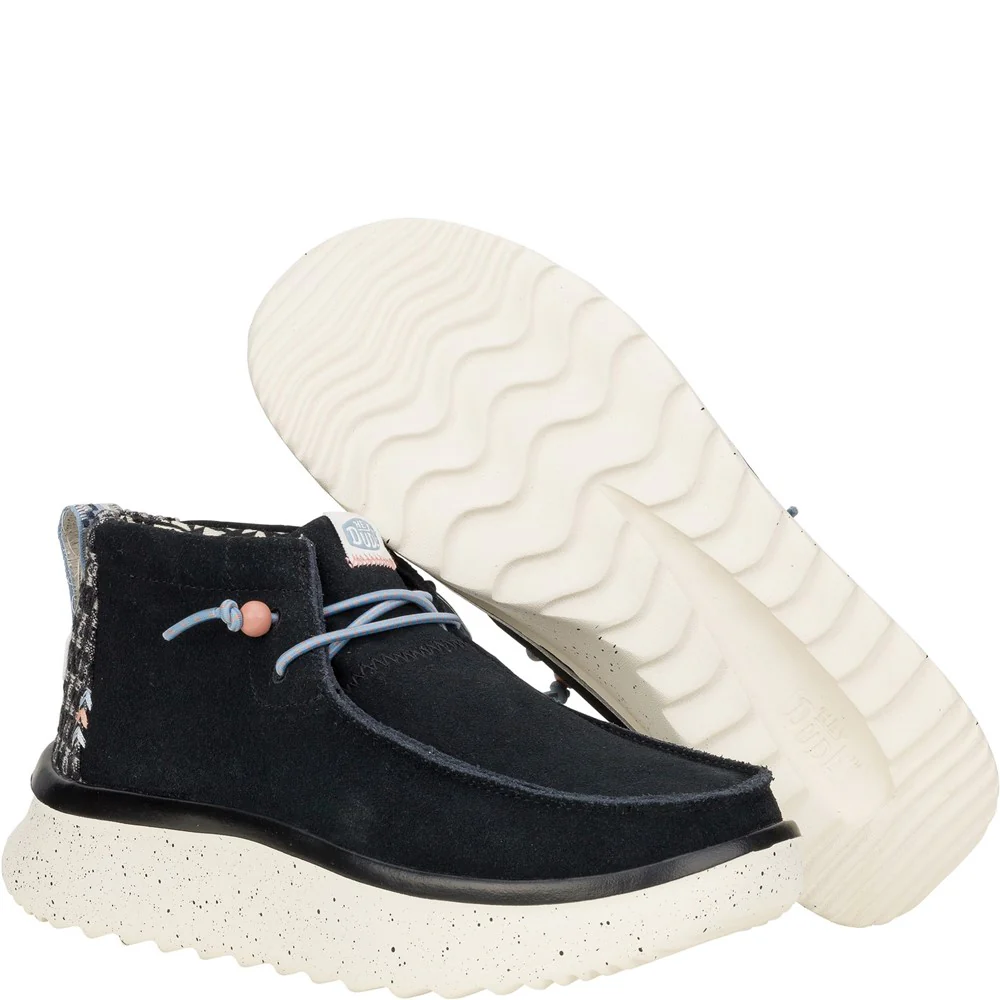 HEYDUDE Wendy Peak Hi Suede Ankle Boots - Image 3