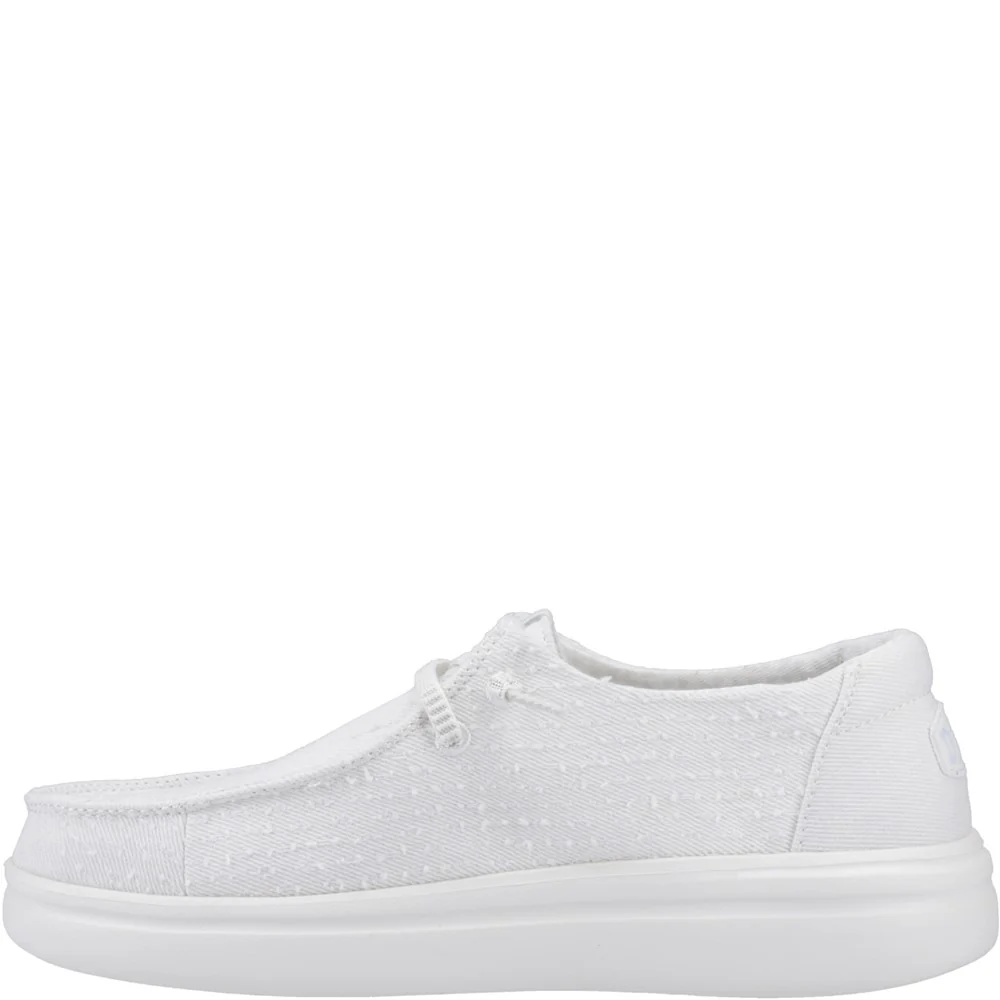 HEYDUDE Wendy Rise Perf Canvas Shoes - Image 4