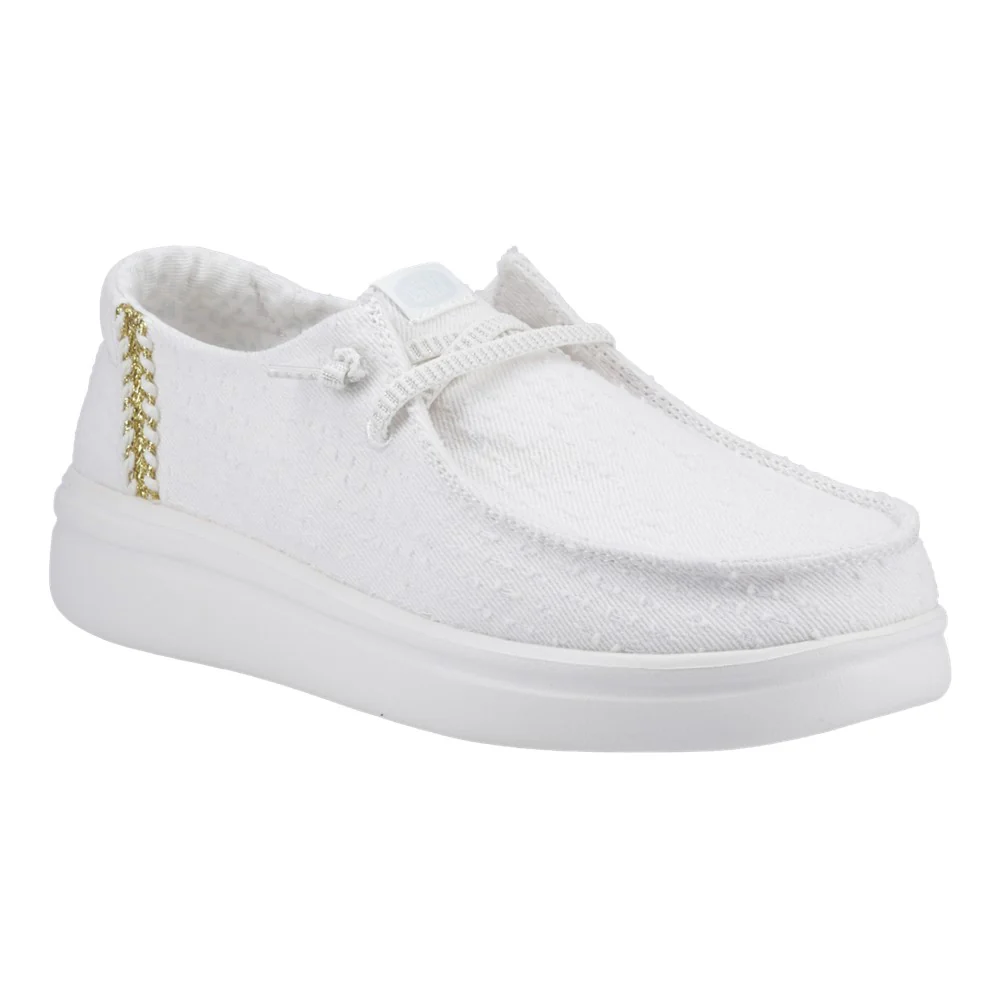 HEYDUDE Wendy Rise Perf Canvas Shoes - Image 6