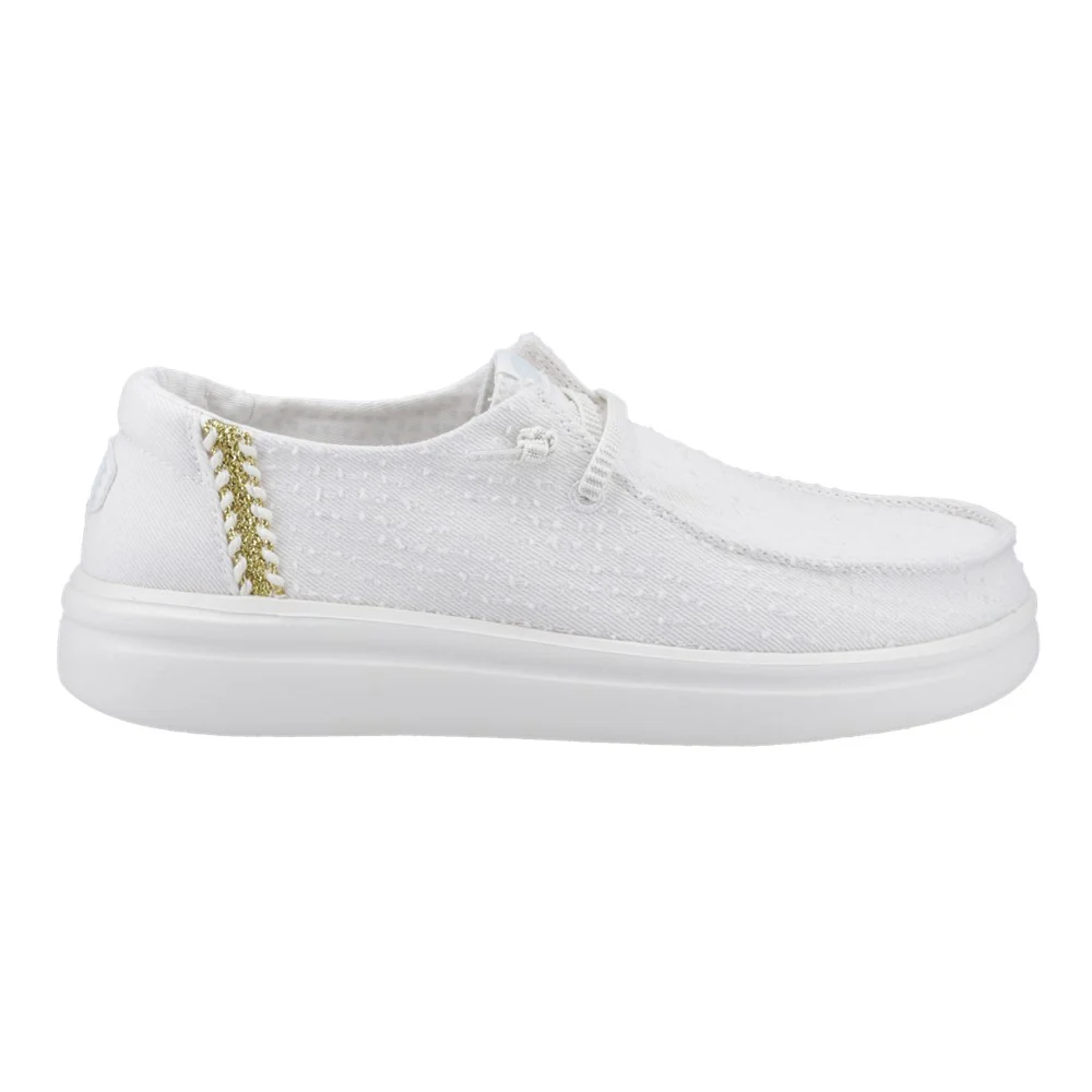 HEYDUDE Wendy Rise Perf Canvas Shoes - Image 9