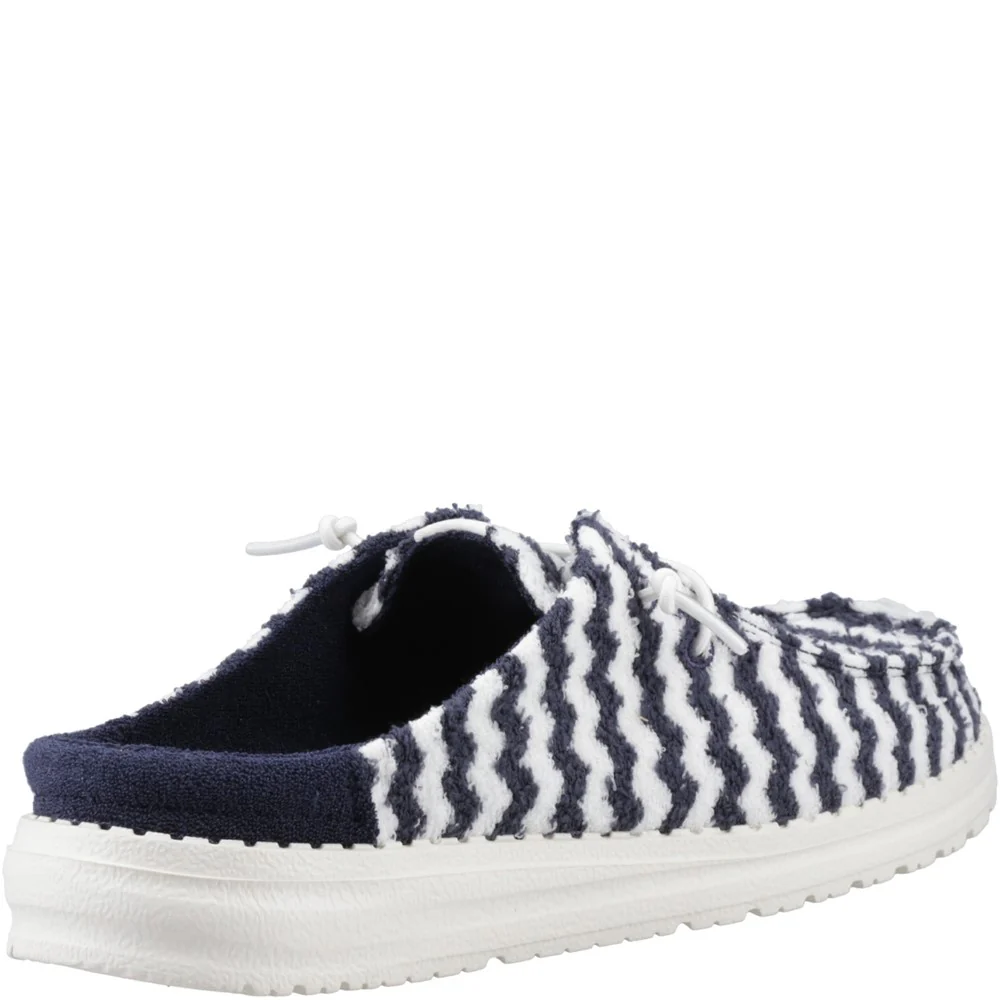 HEYDUDE Wendy Slip Terry Stripe Mule - Image 2