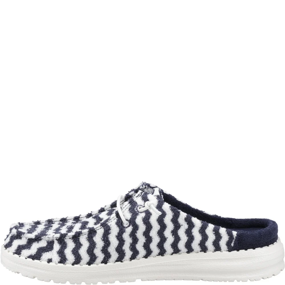 HEYDUDE Wendy Slip Terry Stripe Mule - Image 4