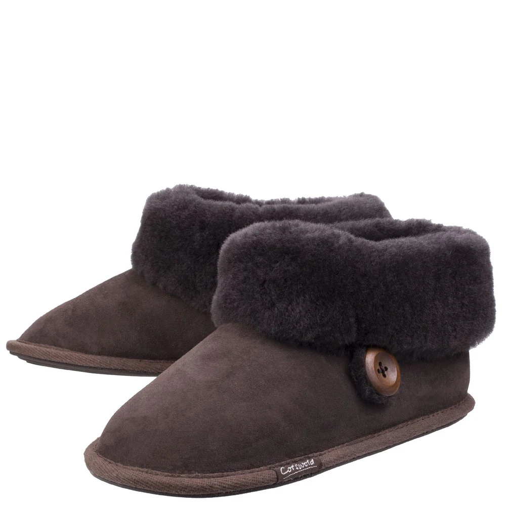 Cotswold Wotton Sheepskin Bootie - Image 5